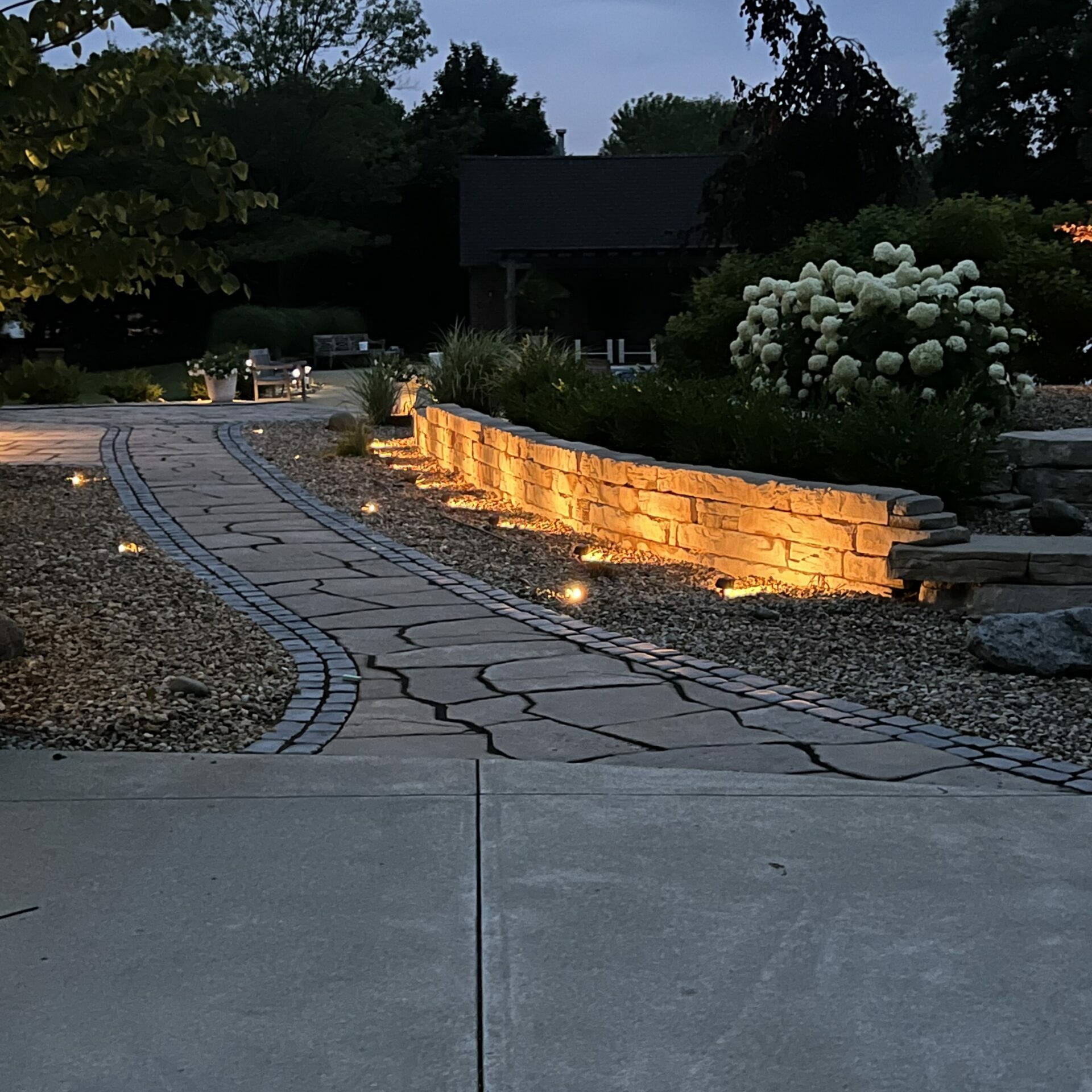 Landscape lighting champaign Illinois